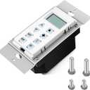 HTI-12-007 Wall Switch Wall Control Assembly Compatible with Heat N Glo, Heatilator, QuadraFire Gas Fireplaces, Used for Both NG and LP Units