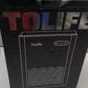 ToLife Dehumidifier for Home 95 OZ Water Tank, 1000 sq.ft Dehumidifiers for Basement Bedroom Bathroom with Auto Shut Off 7 Colors LED Light, Grey