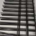 Adavin Small/Medium Animal Barrier Fence,15 Pack 24 in(L)X 15 in(H) Underground Decorative Garden Fencing, Dog Rabbits fences Black Metal Fence Panel Ground Stakes for Outdoor Patio.Total length 30 Ft
