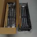 4 Pack Magnetic Spice Storage Rack Organizer for Refrigerator and Oven, Wood Fridge Organizers and Storage