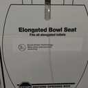 KOHLER 20110-96 Brevia, Slow Close Toilet Seat, Elongated Toilet Seat, Grip-Tight Bumpers Quick-Attach Hardware, Biscuit