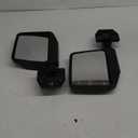 Hooke Road for Jeep Side View Mirrors Fits Hooke Road Half Doors for 2007-2025 Jeep Wrangler JK JL Gladiator JT - 1 Pair, Black