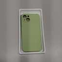 Designed for iPhone 13 Mini Case - Upgraded Camera Protection - Soft Microfiber Lining Inside - Liquid Silicone Shockproof Protective Phone Case 5.4" for Men Women Girls - Tea Green