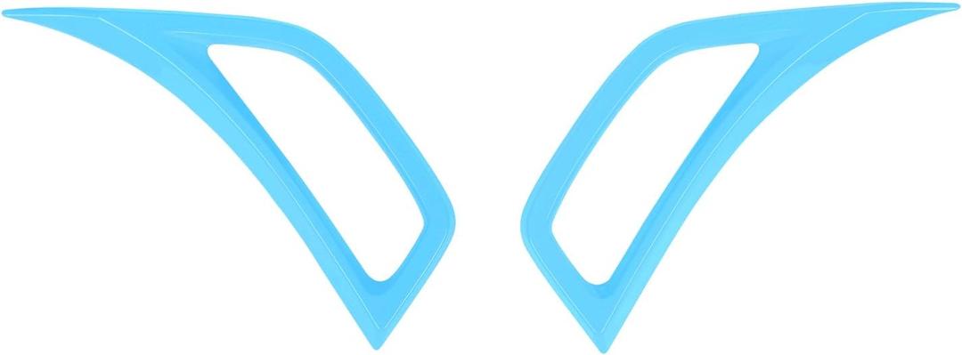 Voodonala for Jeep JL ABS Side Air Conditioning Vent Outlet Decoration Trim for 2018-2026+ Jeep Wrangler JL JLU Gladiator JT 4xe Light Blue