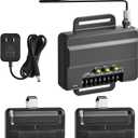 811LMX Gate Opener Remote and 850LM Gate and Garage Door Opener Receiver, Compatible with Liftmaster Gate Door Openers and Commercial Garage Doors, 811 LMX *2, 850LM Receiver*1, 12V Power Supply*1