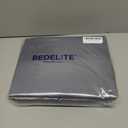 BEDELITE Satin Sheets Full Size Bed Set, Luxury Soft Dark Grey Silky Sheets for Hair and Skin, Similar to Silk Bed Sheets Set 4 Pieces with 1 Deep Pocket Fitted Sheet, 1 Flat Sheet, and 2 Pillowcases