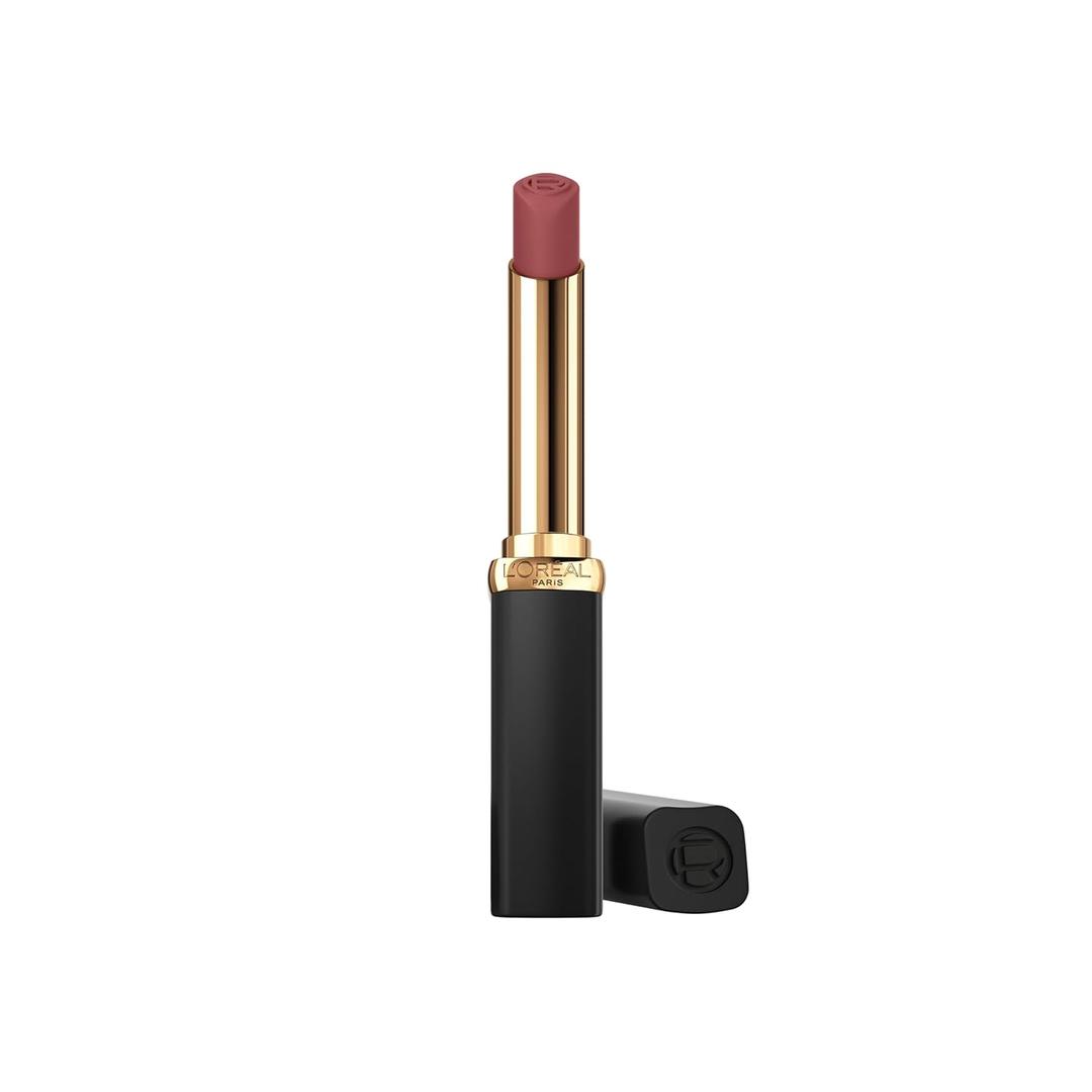 L'Oreal Paris Colour Riche Intense Volume Matte Lipstick, Lip Color Infused with Hyaluronic Acid for up to 16hr All Day Comfort, Worth It Medium, Rich Berry Lipstick, 1 Count