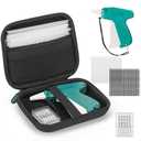 Mini Stitch Gun for Clothes, Mini Clothing Stitch Gun Speedy Cloth Fixer, Quick Cloth Sewing Stitch Gun, NIFUYOP Tagging Gun Kit with 2500 Black & 2500 White Fasteners, 6 Needles and Hard Case