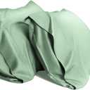 Cooling Queen Pillowcases Set of 2 Breathable Cool Silky Soft Rayon Derived from Bamboo Fabric, Moisture Wicking for Hot Sleepers, Hair and Skin Friendly, Jade Green, 2 Pack, 20x30IN