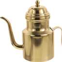 Cabilock 14oz Olive Oil Dispenser Bottle for KitchenGold Olive Dispenser Gold Stainless Oil Dispenser Bottle Vinegar Dispenser Can with Non-for Kitchen Gadgets, Air Fryer, Salad