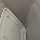 IRIS USA Dog Food Storage Container, Up to 42 lbs, Almond, Made in USA