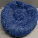 JOLLYVOGUE Dog & Cat Bed, Calming Anti-Anxiety Pet Bed for Small Dogs, Fluffy Donut Cushion for Small and Medium Pets (20")