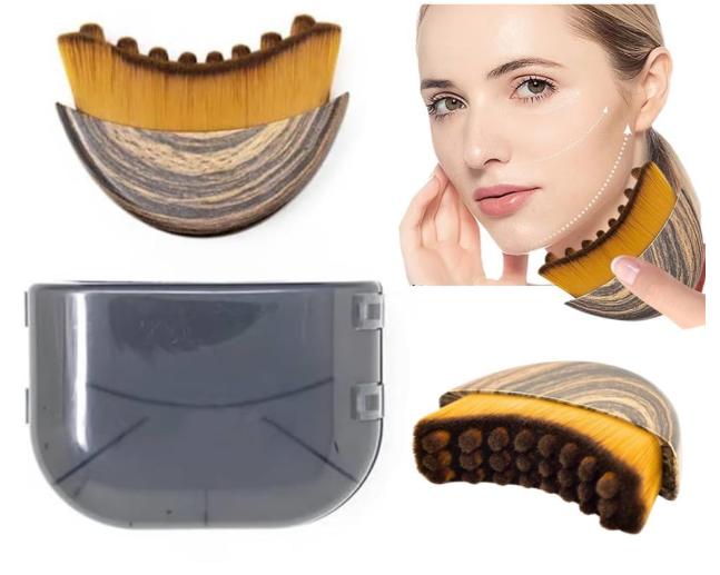 1 PCS Lymphatic Contour Face Brush - Anti-Puffiness Sculpting Tool for Face Lifting, Detox & Enhanced Skincare Absorption | Boost Skin Glow