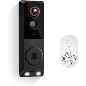 Wireless 2.4GHz WiFi 1080P Video Doorbell Camera Night Vision Cloud Storage