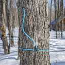 Maple Syrup Tubing, 120 Ft Blue PVC Vacuum Hose for Maple Syrup Tapping, Single 120FT