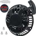 Original Predator 212 Pull Start Assembly with Sticker for Predator 212cc 196cc 224cc 5.5hp 6.5hp 7hp Engine Recoil Starter for Coleman CT200U BT200X Baja MB200 Mini Bike Go-Kart Pull Cord Replacement (Black)