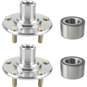 AUTOKAY Front Wheel Hub and Bearing Kit for Honda Civic DX EX GX LX 2012-2015 44600-TR0-A00 Front Wheel Hub Bearing Kits, 2Pcs