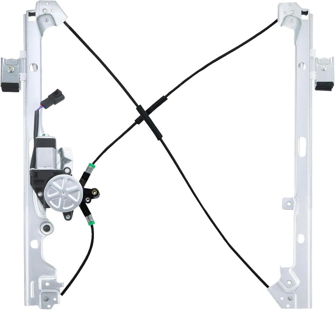Front Left Power Window Regulator w/Motor Compatible with Chevy Silverado Tahoe Suburban GMC Yukon XL Sierra Escalade Pickup Truck SUV 2000-2006 Driver Side Window Motor, Replace 741644