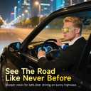 Night Driving Glasses Night Vision Glasses Fit Over Glasses Polarized Anti-Glare UV400 Gift for Men Women