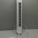 Uthfy Oscillating Bladeless Tower Fan with Remote, Quiet Cooling Portable, Electric Standing Floor Fan with 3 Wind Speeds 3 Modes for Bedroom,Indoor,Office and Home Use, 30", White