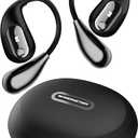 Monster Open Ear AC210 Headphones, Bluetooth 5.4 Earphones Stereo Sound, Wireless Headphones 30 Hours Playback, Type-C Charging, HD Clear Calls, Touch Control, IPX5 Waterproof Open Ear Earbuds,Black