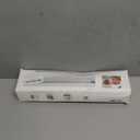 Refillable Plastic Wrap Dispenser with Slide Cutter, Fovanga cling wrap with slide cutter for 250ft Tin Aluminum Foil Dispenser