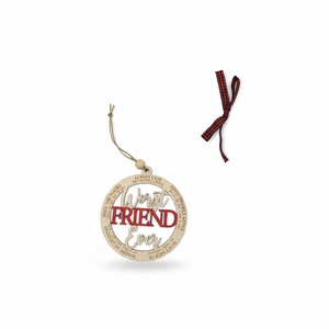 2024 New Christmas Tree Decorations Wooden Friendship Hanging Ornaments Gifts Christmas Coworker Gift Personalized Christmas Tree Hanging Ornaments Xmas Hanging Signs