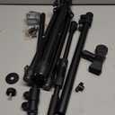 Starlink Mount Gen 3, Starlink Tripod Stand with Mount Adapter, Adjustable Height Starlink Tripod Mount Gen 3, 90 Tilt Angle Adjustment Starlink Antenna Pipe Adapter (Black)