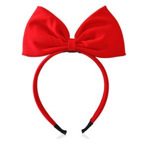 MYSXN Red Bowknot Headband, Red Headband for Halloween Cosplay Headwear, Hair Band for Women, Girls