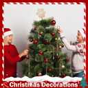 Coopay 144 Pieces Candy Cane Pens Christmas Pens with Black Ink for Christmas Holiday New Years Home Decor Party Gift, 7.5 Inches (Red & White Stripes)