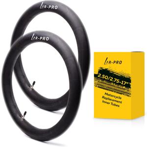 (2-Pack) 2.50/2.75-1770/100-17 Motorcycle Inner Tubes - Compatible with Honda, Coolster, TaoTao, 110cc, 125cc, and 140cc, Dirt Bikes, Moped, and Scooters and More