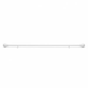 Tension Curtain Rod, White