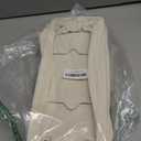 StorageWorks Narrow Storage Bins, Small Basket for Closet and Shelves, Fabric Organizer with Handles, Toilet Paper Storage, Natural Color, 2-Pack (15"L x 6"W x 5"H)