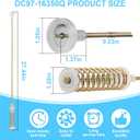 4PCS DC97-16350Q Washer Suspension Rods Kit Compatible With Samsung Washer Suspension Rods, Replace For AP6806418, Models WA55CG7100AV, WA55A7300AE, WA55A7300AV, WA55CG7100AW
