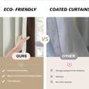 Beige Blackout Pinch Pleated Curtains for Bedroom 95 Inch Length, Linen Strip Textured Weave 100% Blackout Thermal Insulated Back Tab Drapes with Hooks for Track System 2 Panels W40 x95 L