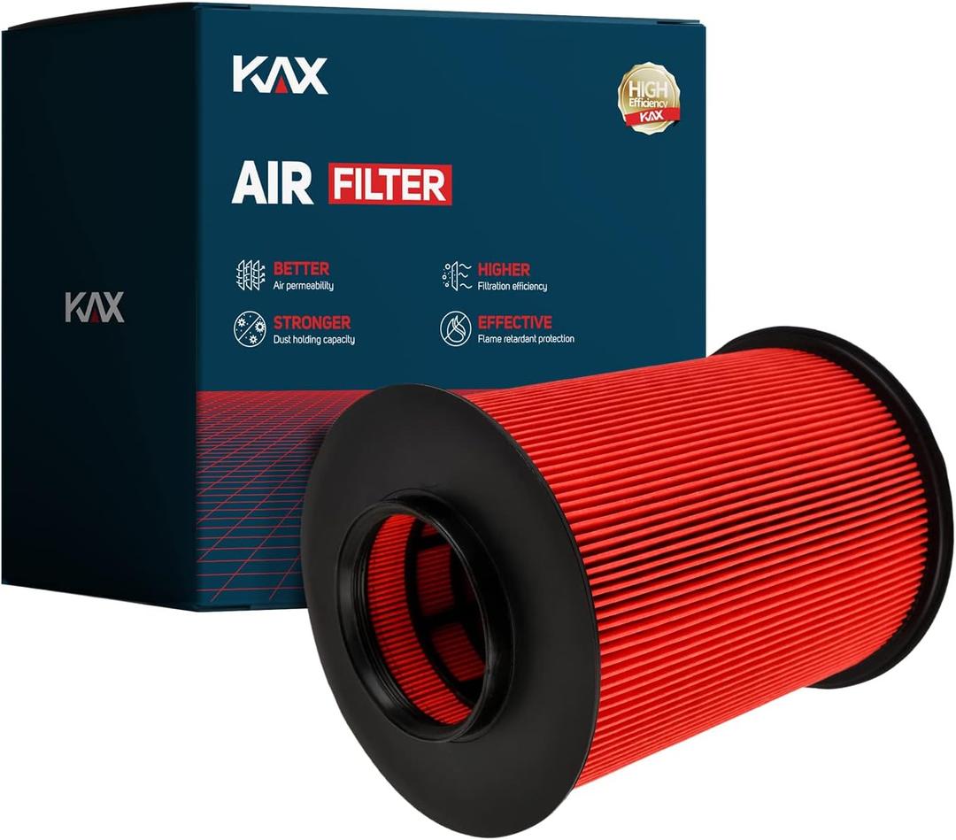 KAX Premium Engine Air Filter, CA11114 Replacement for Ford Escape 2013-2019, Focus 2012-2018, Transit Connect 2014-2016, MKC 2015-2019