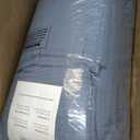 ROARINGWILD Blue Oversized California Cal King Size Quilt Bedding Sets with 2 Pillow Shams, Lightweight Bedspread Coverlet, Quilted Blanket Thin Comforter Bed Cover, 3 Pieces, 118x106 inches