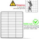 DIY Small Animal Playpen, Pet Playpen, Guinea Pig Cages, Rabbit Playpen, Dog Puppy Playpen, Indoor Metal Wire Yard Fence, 15 X 12 Inch, 12 Panels, Black