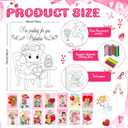 7 x Tenceur 28 Pcs Valentine Pre Printed Coloring Cards 5 x 7 Inch Pre Painting Card Classroom Valentine Exchange Gifts Prizes Party Favors Supplies(Vintage Style)