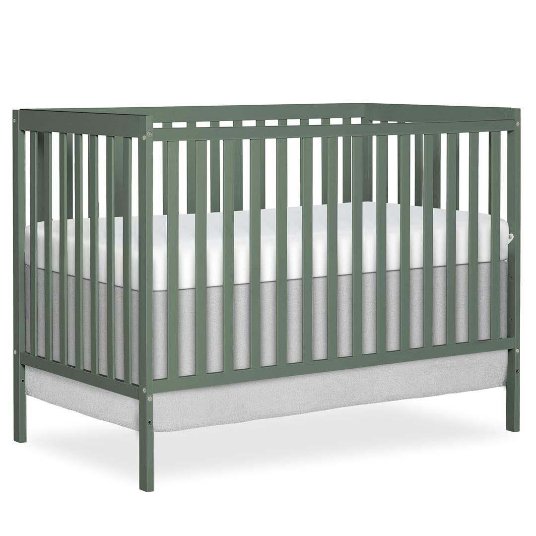 Dream On Me Synergy 5-in-1 Convertible Full Size Baby Crib, Meadow Green
Converts to Toddler, Day & Full Size Bed, GREENGUARD Gold & BSA Verified, Straight Slat Rail, 3 Mattress Heights, 50 Lb Limit