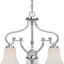 Volume Lighting V3163-3 TES Collection Chandelier Silver