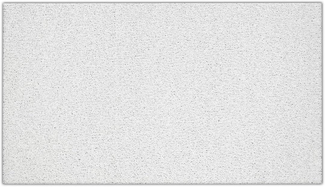 Coastal Door Mat, Beach Doormat for Front Door Entrance Porch, Ocean Bath Mats for Bathroom, Blue Abstract Shell Beachy Welcome Mats for Outdoor Entryway, 17x30 Inches (Oyster)