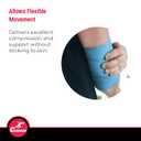 2 x Cramer Eco-Flex Self-Stick Stretch Tape, Teal, 2" x 5 yd, Cohesive Athletic Bandage Wrap, Athletic Trainer Flexible Sports Tape, Easy Tear Vet Wrap for Pets, Self Adhesive Bandage Roll, 5 Yards