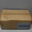 Furologee White Nightstands Set of 2, End Table with Fabric Drawer, Small Side Table for Small Spaces, 2 Tiers Storage Shelves End Table, Bedside Table for Living Room, Bedroom, Dorm