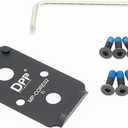 DPP Titanium Mount/Adapter Plate Compatible with Smith & Wesson MP 2.0 Optics Ready/CORE Holosun 407C/507C/508T Trijicon RMR/SRO