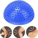 Exercise Balance Training Foot Massage Balls Stress Relief Yoga Massage Ball Semicircle for Relax Nervous Yoga Skills Physical Training Massage Ball(Blue)