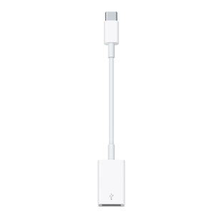 USB-C to USB-A Adapter Fast Charging and Data Transfer, for Laptops, Tablets, Phones White