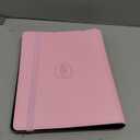 Premium 9 Pocket Card Binder for 540 Cards, Fabmaker PU Cover Trading Card Binder, Sturdy Card Collection Album, Sleek Card Holder Folders for Game Cards & Sports Cards, Pink