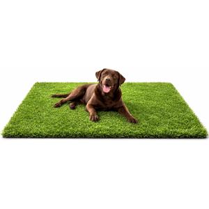 Dog Grass Rug 47.2 x 31.5in – Realistic Artificial Turf with Fast Drainage, Ideal for Pet Potty Training, Balcony, Garden & Indoor Use