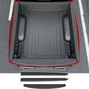 powoq 5.7FT Truck Bed Rail Caps Compatible with 2019-2025 Dodge Ram 1500 Side Rails Covers 4Pcs Tailgate Molding Cap Around Protector Replacement for 2019-2025 Dodge Ram 1500 Accessories